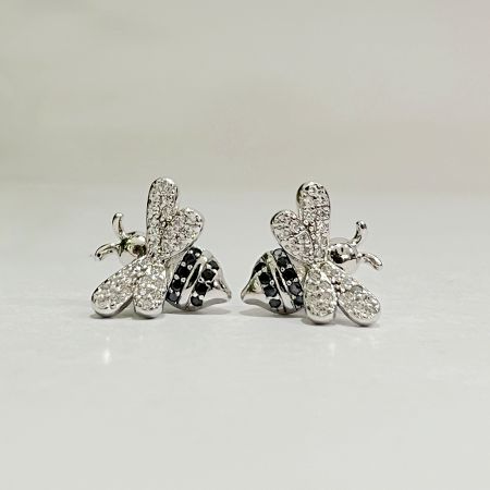 Italian Finish Butterly 925 Sterling Silver Earring
